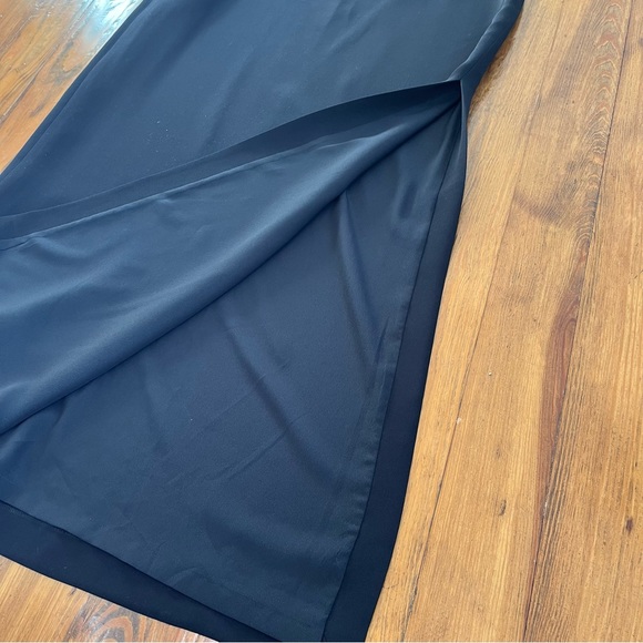 Giorgio Armani Black 100% Silk Maxi Straight Skirt in 46EU (10US) or L - Picture 12 of 16